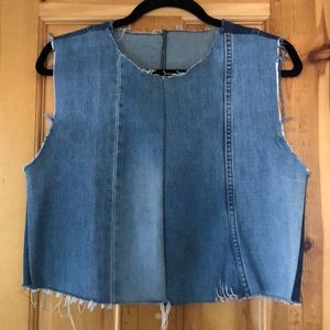 Handmade Denim Top